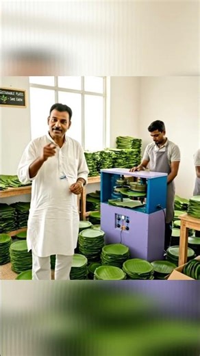 Banana Leaf Plate Making Machine | Profitable Eco-Friendly Business Idea | My Small Business