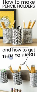 How To Make A Pencil Holder From Empty Tin Cans • Grillo Designs