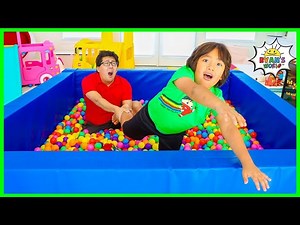 Last to Leave the Ball Pit Wins!!! - Videos For Kids