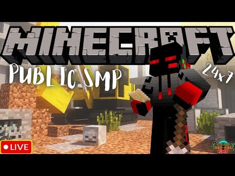 Minecraft LIVE – Epic Base Transformation on My Public SMP ⚒️🔥