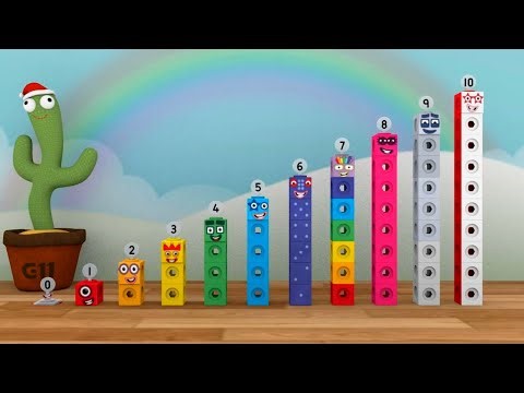Blob counting Numberblocks | Mathlink Cube
