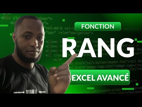 0.5 EXCEL AVANCE: La fonction RANG