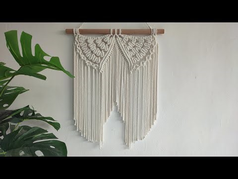 DIY Macrame Wall Hanging Angel Wings | Macrame Tutorial