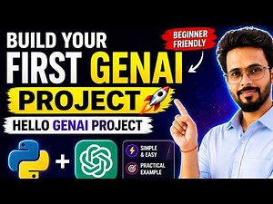 Build Your First GenAI Project (Step-by-Step) | Python + OpenAI for Beginners