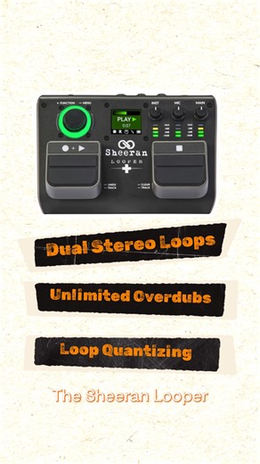 Guitar Pusher on Instagram: "One guitar. One mic. One pedal… and a full song comes to life. Ed Sheeran’s Looper Plus brings stadium-style looping to everyone — no tech headaches, no menu diving. Just loop → stack → perform. 🎥 Credit: Ed Sheeran Video Excerpt Grab yours now at Guitar Pusher."