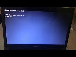 Fix GRUB Loading Error 15, 17, 21, 22 - Kaip sutvarkyti GRUB Windows paleidimo problemą