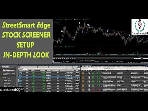 Stock Screener Setup StreetSmart Edge Trading Platform by Charles Schwab