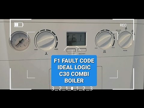How to Repair or fix the F1 Fault your ideal Logic Combi Boiler
