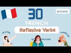 Learn French Reflexive Verbs | 30 Essential Verbs ( with examples & routine text)