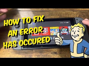 How To Fix Nintendo Switch "An Error Has Occurred" Error - (Quick Fix!)
