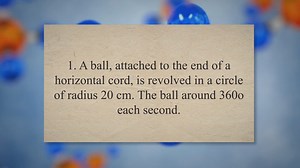 Centripetal acceleration problems and solutions