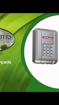 How To Use LiftMaster LM5 & LM 250 Keypads