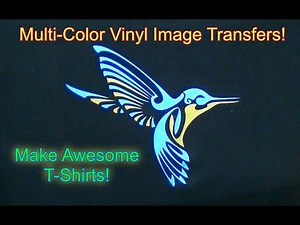 HOWS TO Make Multi-Color Custom T-Shirts with Heat Transfer Vinyl (Step-by-Step Guide)