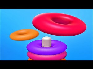 ⭕ Color Sort 3D — Hoop Stack ⭕ GAMEPLAY Levels 1-23 (Android, iOS)