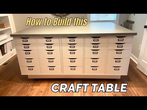 How to Build a Craft Table
