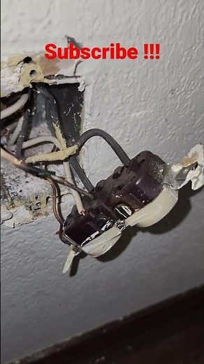 How to install an outlet and fix a problem