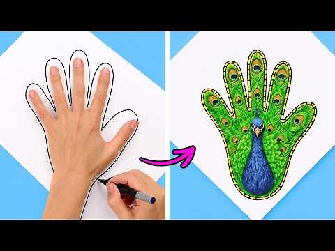 🖐️ Simply the most useful drawing hacks that will elevate your art skills!🐛🖌️