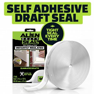 Alien Seal Draft Seal Window Door Seal Strip Transparent Windproof Sealing Tape Self Adhesive Draft Seal Tape 1 Roll