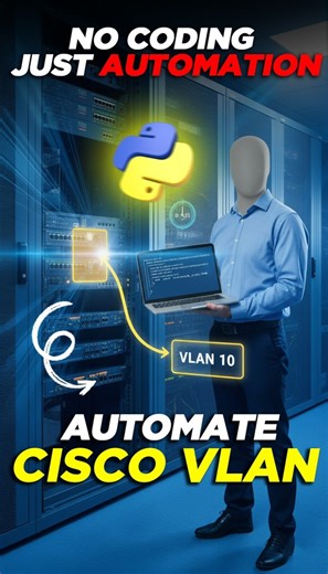 1.3K views | Still creating VLANs manually? In Python Script for...