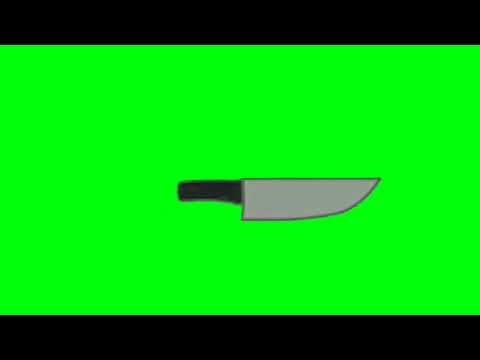 knife green screen gacha