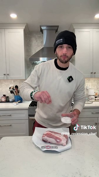 Brown Sugar Maple Glazed Roast Pork w/ Pan Sauce. Pork is the CHEAPEST meat on the market and when done correctly… it’s delicious. No more excuses for avoiding pork! #cooking #cookwithme #bbq #cookingtiktok #fyp