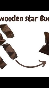 How to solve 6 piece wooden STAR puzzle