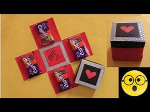 Chocolate Explosion Box Tutorial | Valentine Gift Box Idea | DIY Surprise Gift Box