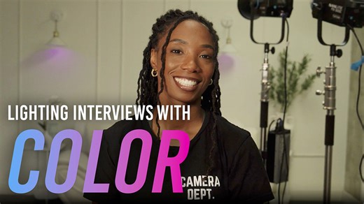 How to Light an Interview Using Color