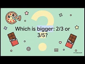 Which Slice is Bigger? 🍰 (Comparing Fractions Trick) | Fractions Part 2