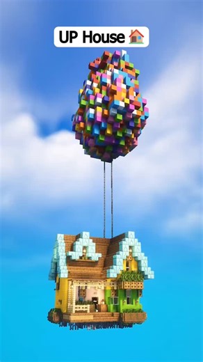 minibuild on Instagram: "Minecraft Up house . . . #minecraft"