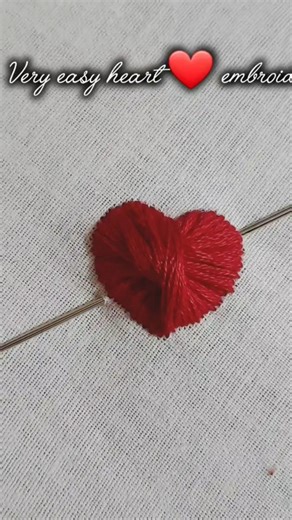 Amazing heart ❤️❤️❤️ embroidery design |#shorts |#trending |#viral |#embroidery |#new |#ytshorts