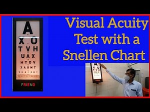 How do you check vision with Snellen chart? #eyes #examination
