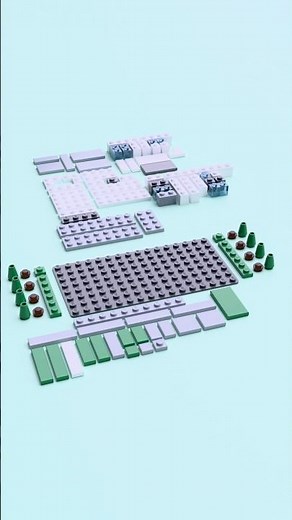 LEGO Modern House Build — Clean, Satisfying Micro Architecture 🏡✨