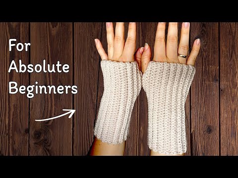 SO EASY! Cute Crochet Fingerless Gloves