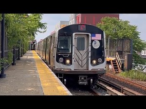 MTA Subway (L) trains at New Lots Avenue