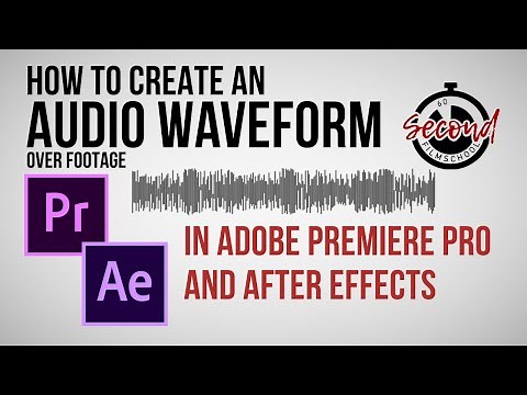 How to Create an Audio Waveform in Adobe Premiere and After Effects (over footage)