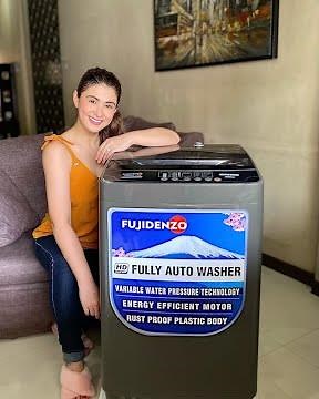 Carla Abellana Chooses Fujidenzo JWA6500VT Fully Auto Washer