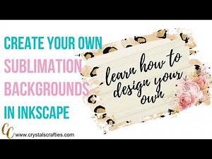 How to make sublimation backgrounds in Inkscape