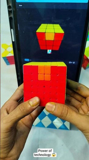 6by6 cube solve by using ai😱 l ai tutorial l #cube #shortclips #video