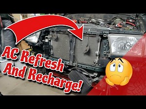I Broke the Air Conditioning on the 4Runner - AC Refresh and Recharge