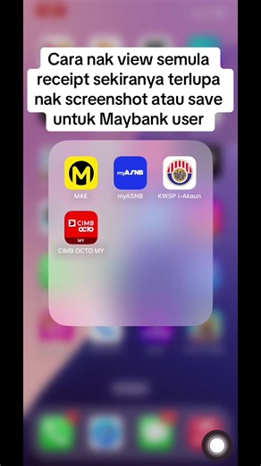 Cara View Semula Receipt Maybank dengan Mudah