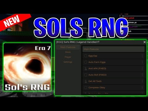 *BEST* Sol's RNG Script AutoRoll+AutoSkip (No Key)
