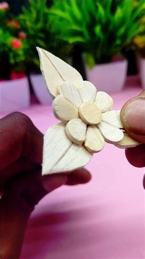 popsicles stiks flowers #craft#viral#craft