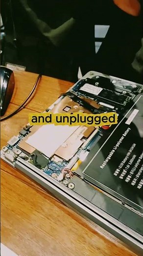 Laptop Setup and Battery Removal Procedure