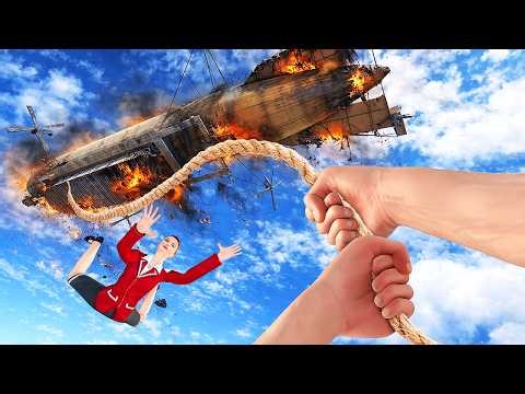 Trying to SURVIVE an Airship Crash in VR