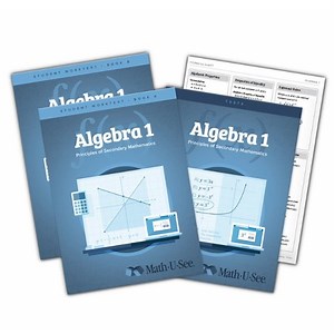 Math-U-See Algebra 1: Principles of Secondary Mathematics  Student Workbook and Tests
