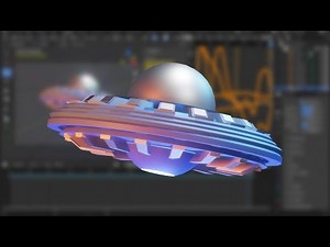 [3.0] Blender Tutorial : How to make an UFO Animation for Beginners (EEVEE)