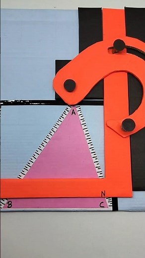 Thales Theorem | Basic Proportionality theorem(BPT) 3D working model | Math project #theorem #maths