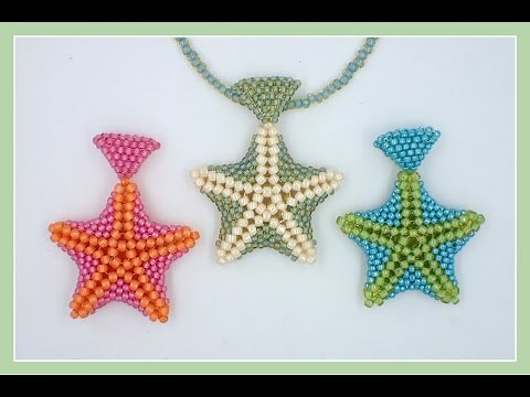 Beaded Starfish Pendant