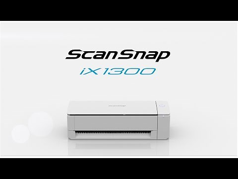 ScanSnap iX1300 Introduction